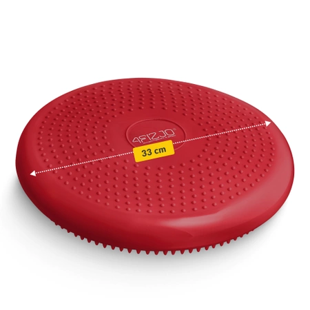 PRO+ szenzomotoros párna, 33 cm, piros