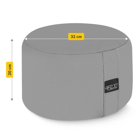 ZAFU kerek meditációs párna, szürke