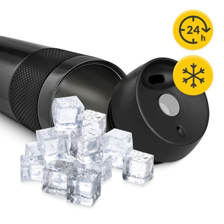 Mountain Goat TRAVEL termosz bögre, 400 ml, fekete