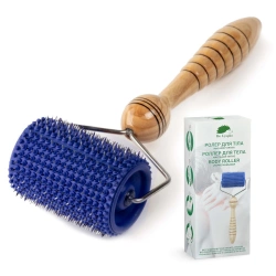 Lyapko 3,5 többtűs masszázshenger, nikkelmentes, sötétkék