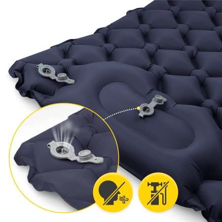 Mountain Goat egyszemélyes önfelfújódó túramatrac, sötétkék