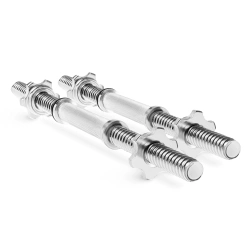 Rögzítőgyűrűs egykezes súlyzórúd, 2 db, 48 cm