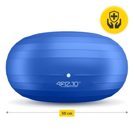 AIR BALL DONUT gimnasztikai labda, kék