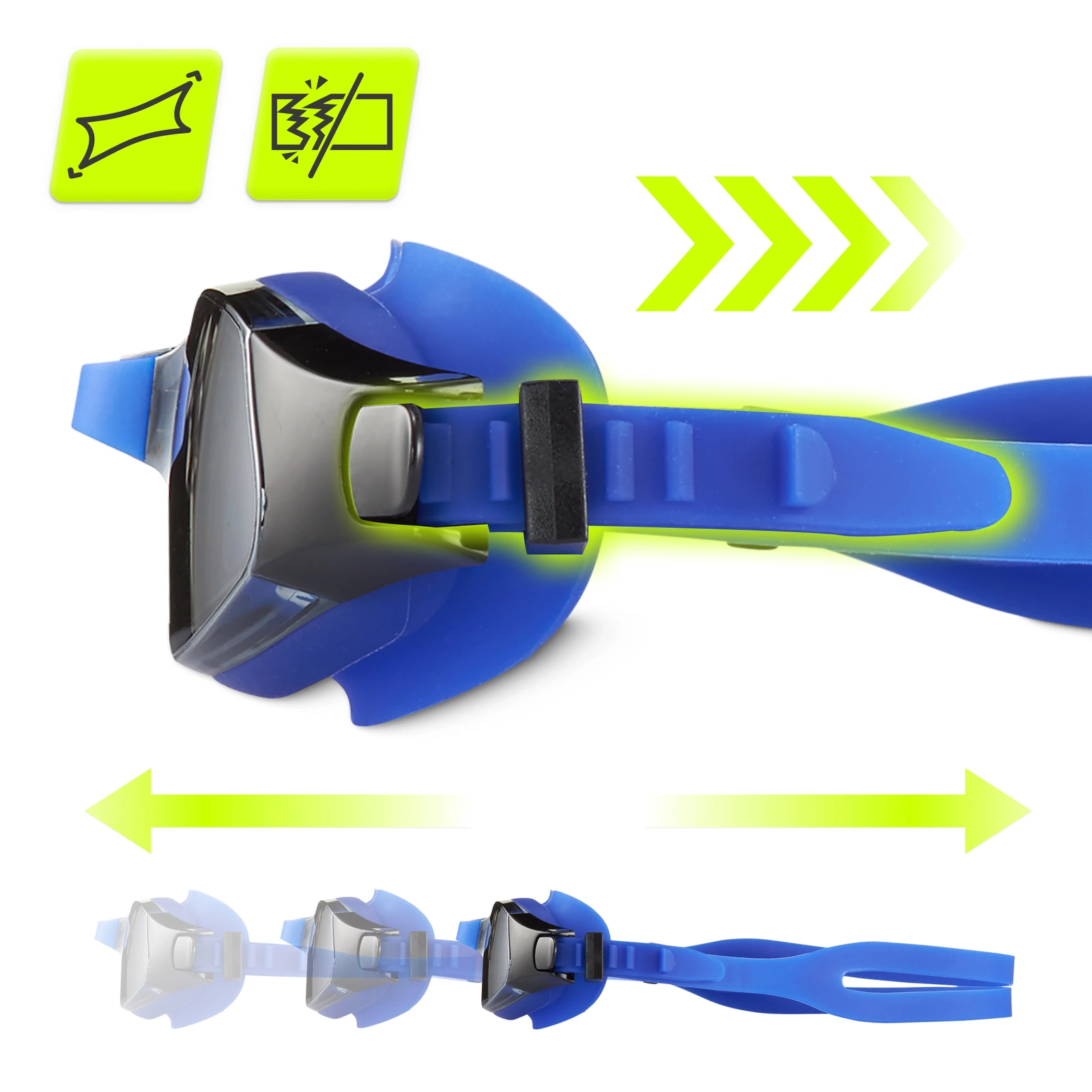 OKULARKI PŁYWACKIE DO PŁYWANIA NA BASEN SPORTOWE OKULARY