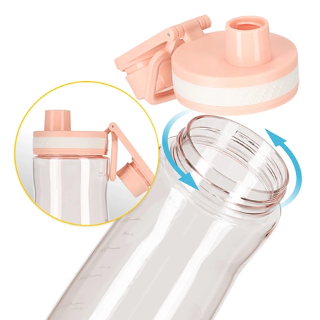Sportkulacs, 850 ml, rózsaszín