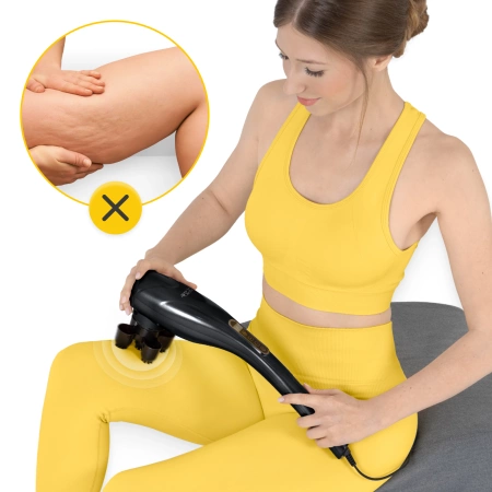 Kézi vibrációs testmasszírozó, fekete