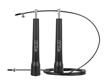 STANDARD+ fém csapággyal ellátott ugrálókötél, fekete