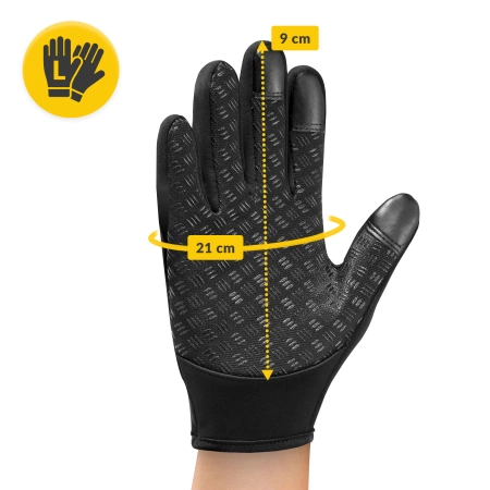 Termoaktív futókesztyű, L