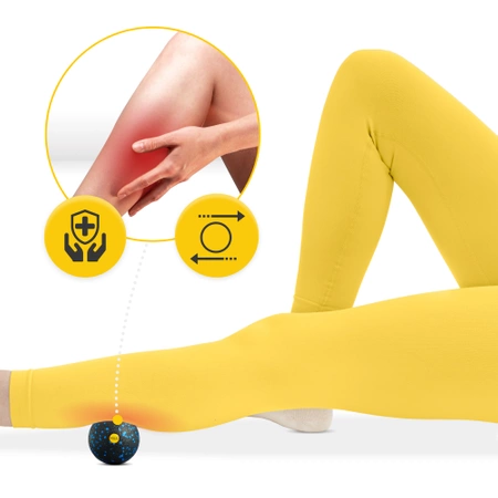 EPP masszázs labda, 8 cm, kék