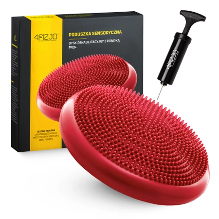 PRO+ szenzomotoros párna, 33 cm, piros