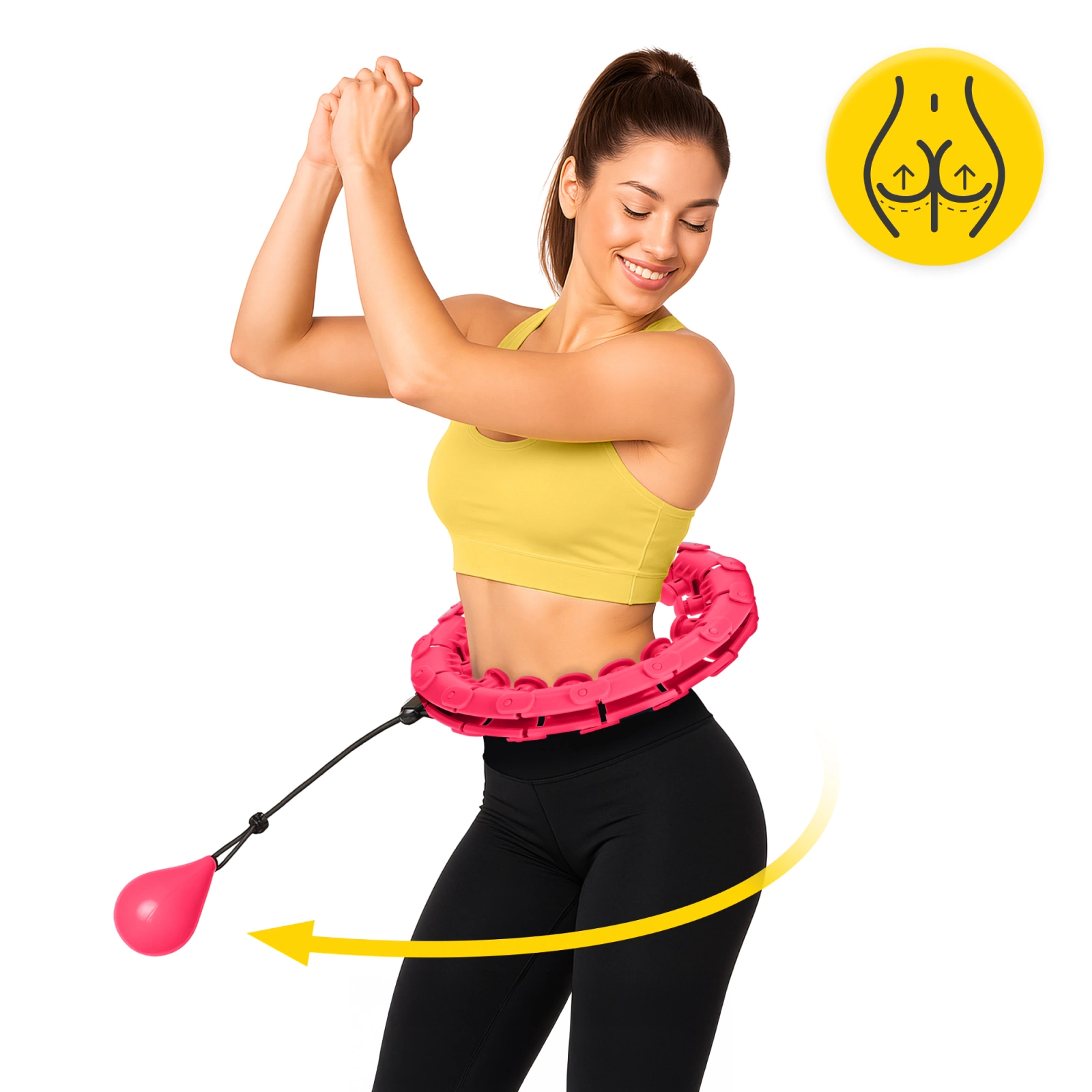 hula hop regulowane z obciazeniem