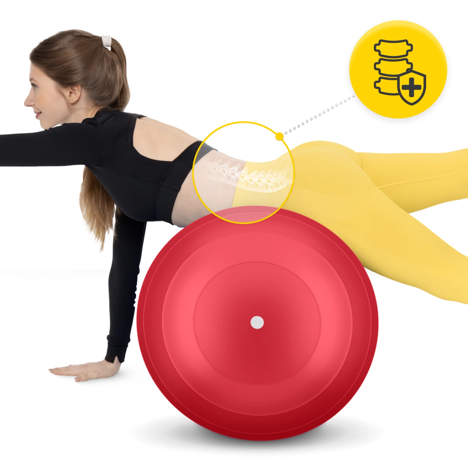 pilka air ball peanut fasolka orzeszek do cwiczen duza