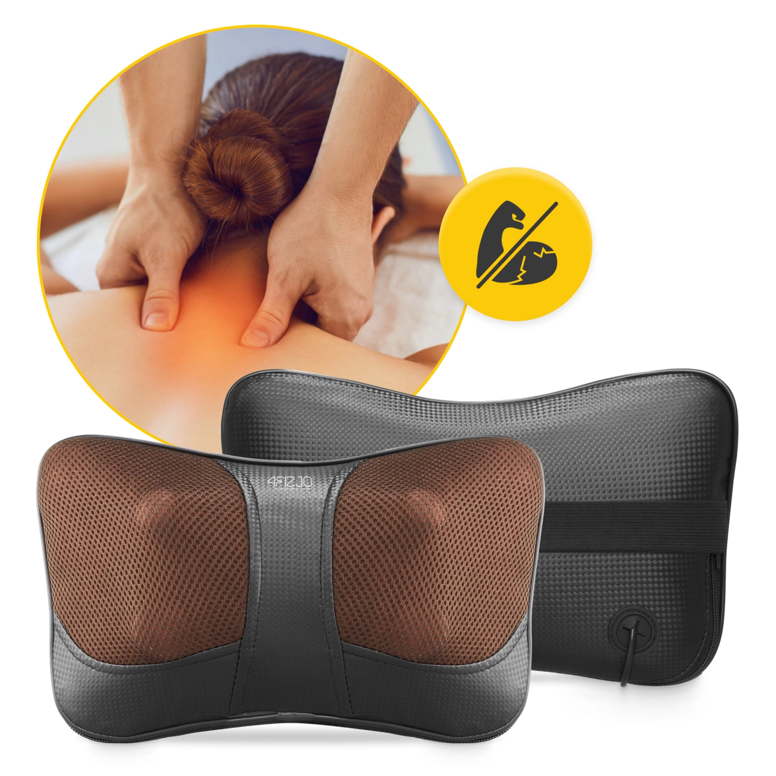 poduszka masujaca kark ramiona plecy shiatsu ultra+ masazer do karku ciala