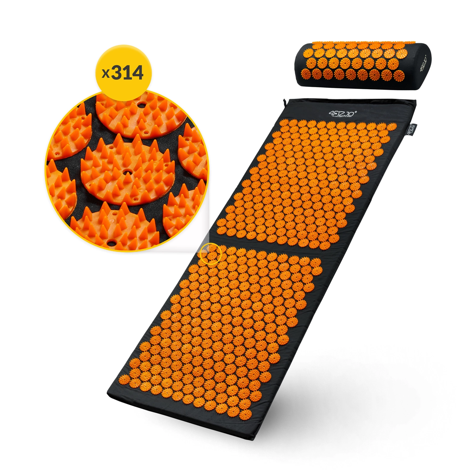 duza mata do akupresury z poduszka