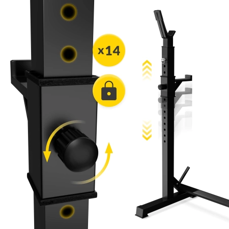 PRO állítható súlyzórúd tartó állvány