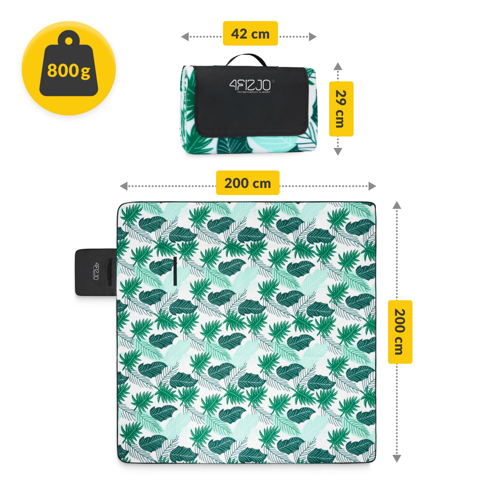 koc piknikowy wodoodporny mata izolująca