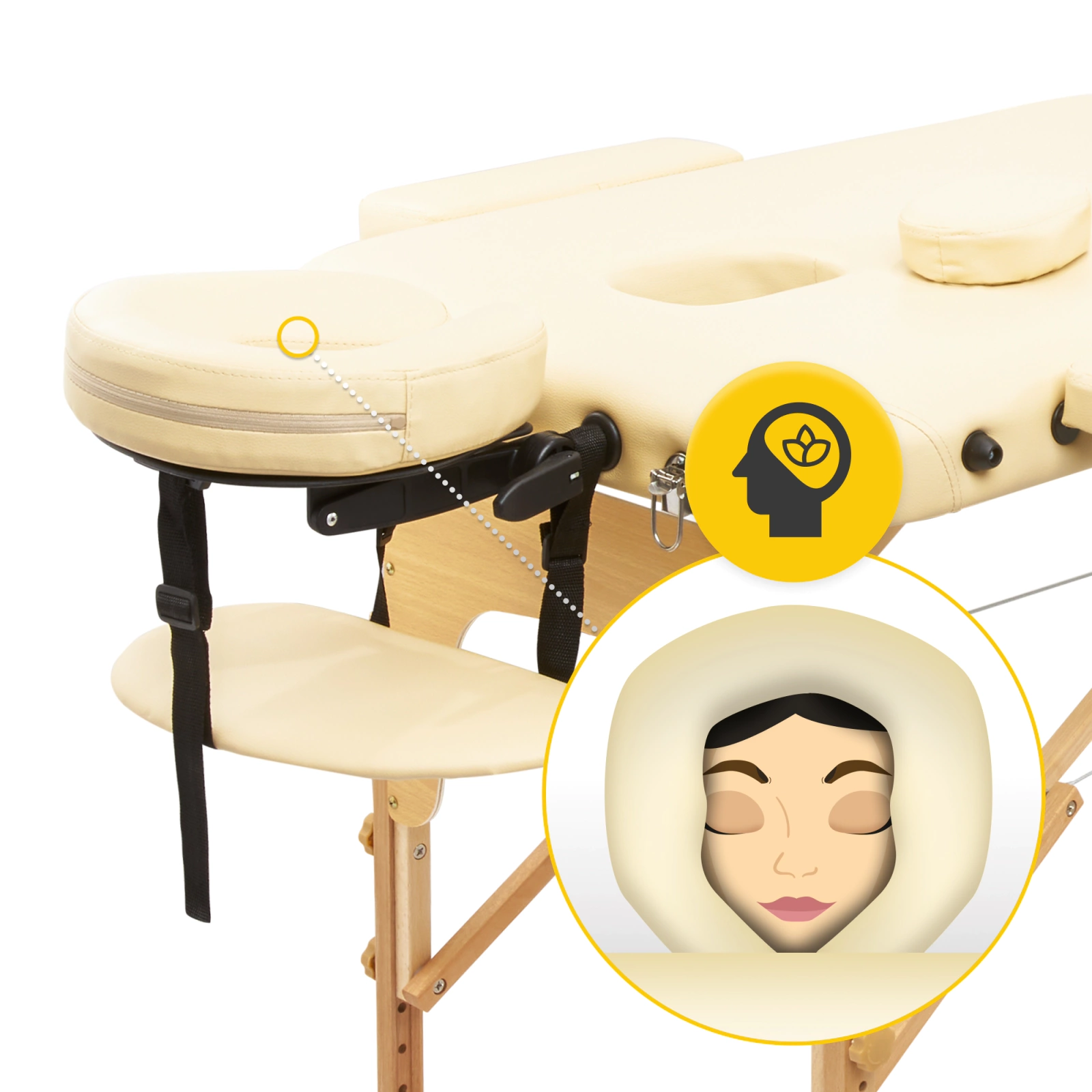 stol do masazu 4fizjo aluminiowy