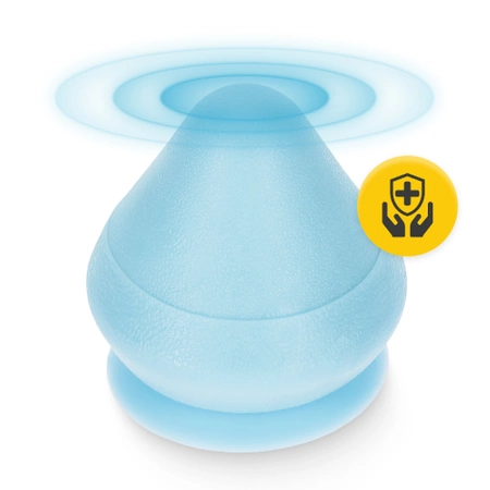 Masszázskúp, kék
