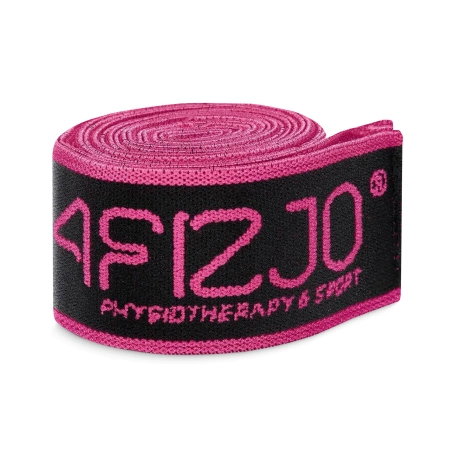 Fitnesz gumiszalag, 90 cm, rózsaszín