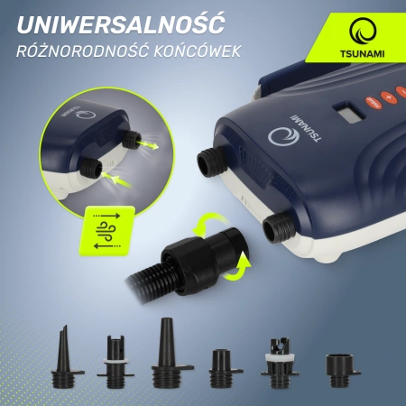 TSUNAMI autós elektromos pumpa SUP deszkához