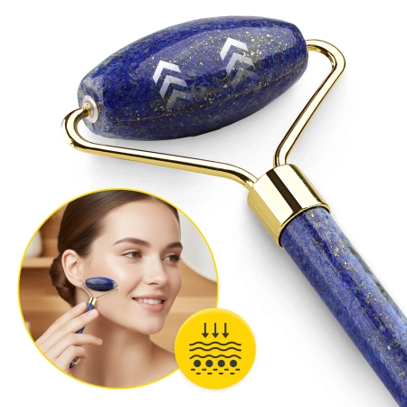 Természetes lazúrit arcgörgő