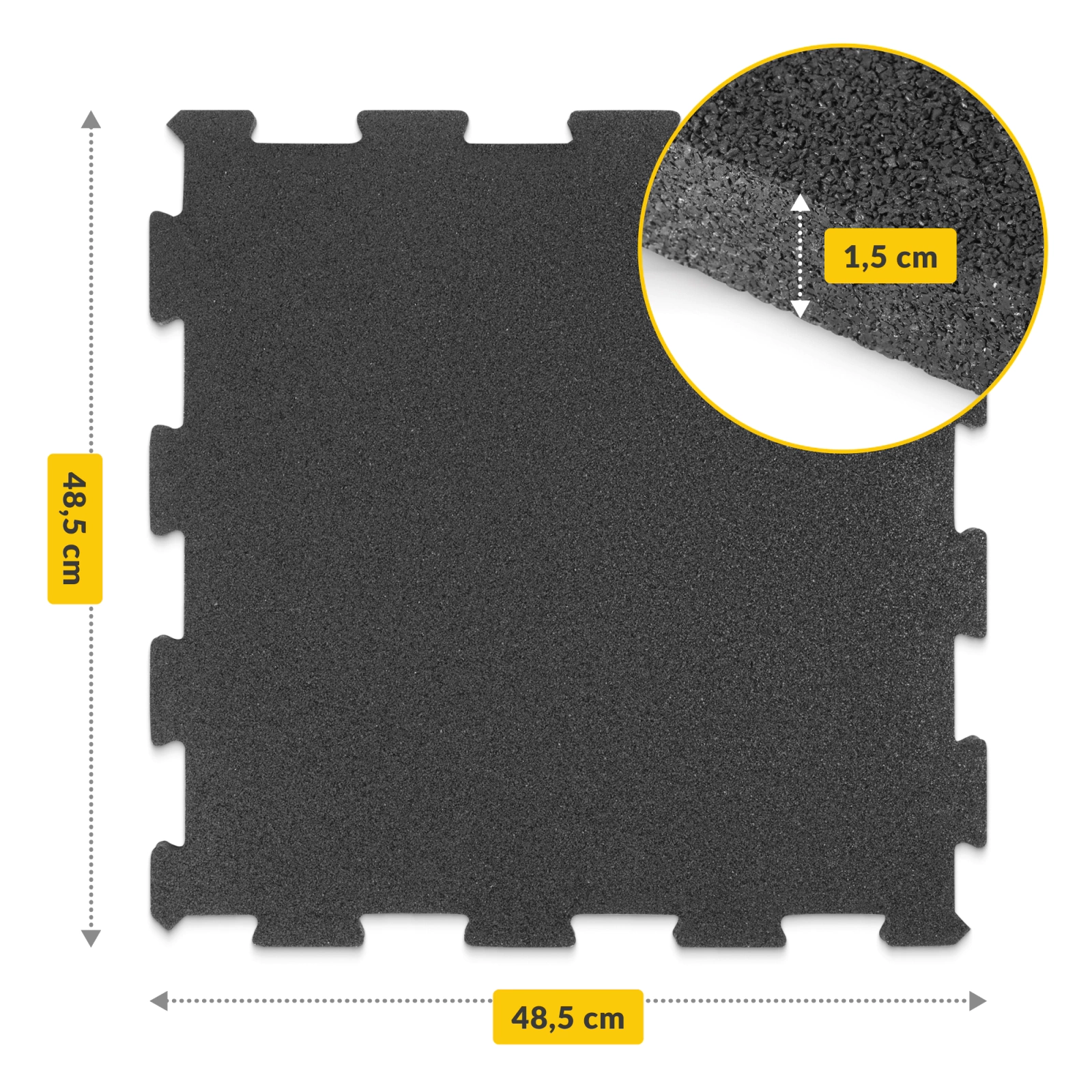mata treningowa puzzle na silownie podloga sportowa gumowa 4fizjo