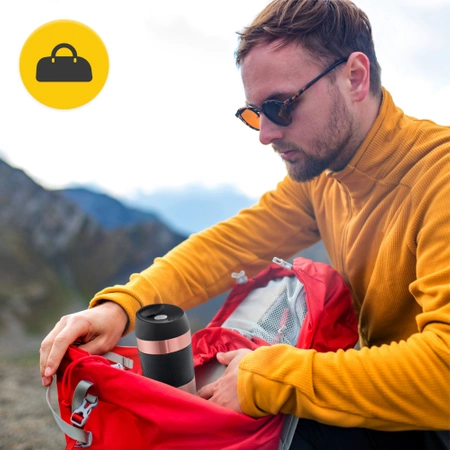 Mountain Goat TRAVEL termosz bögre, 400 ml, rózsaszín