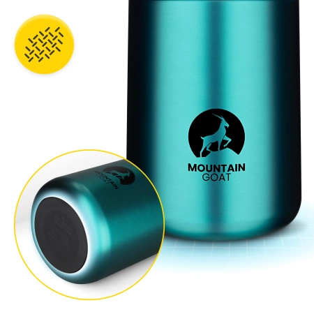 720 ml-es rozsdamentes acél ebédtermosz, kék