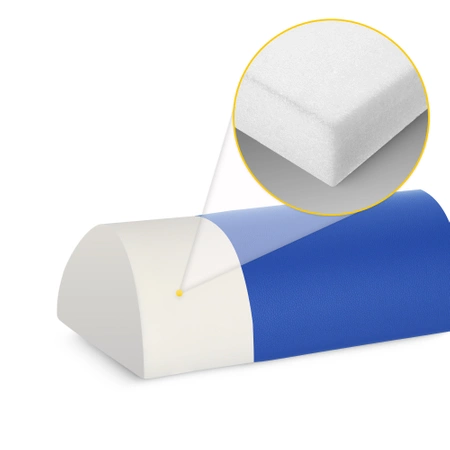 Félhenger párna, kék