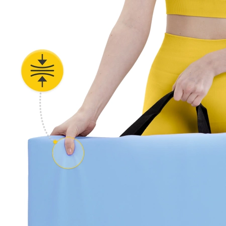 Összehajtható tornamatrac, kék