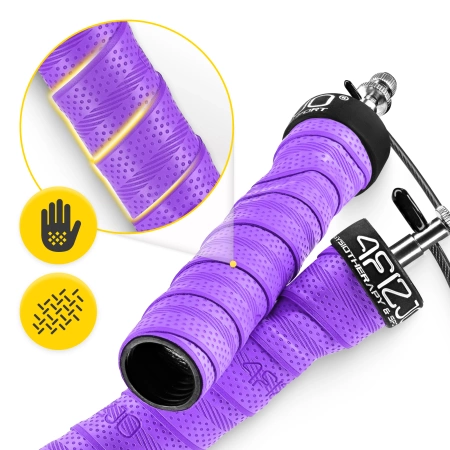 Súlyozott boksz ugrálókötél, 3 m, lila