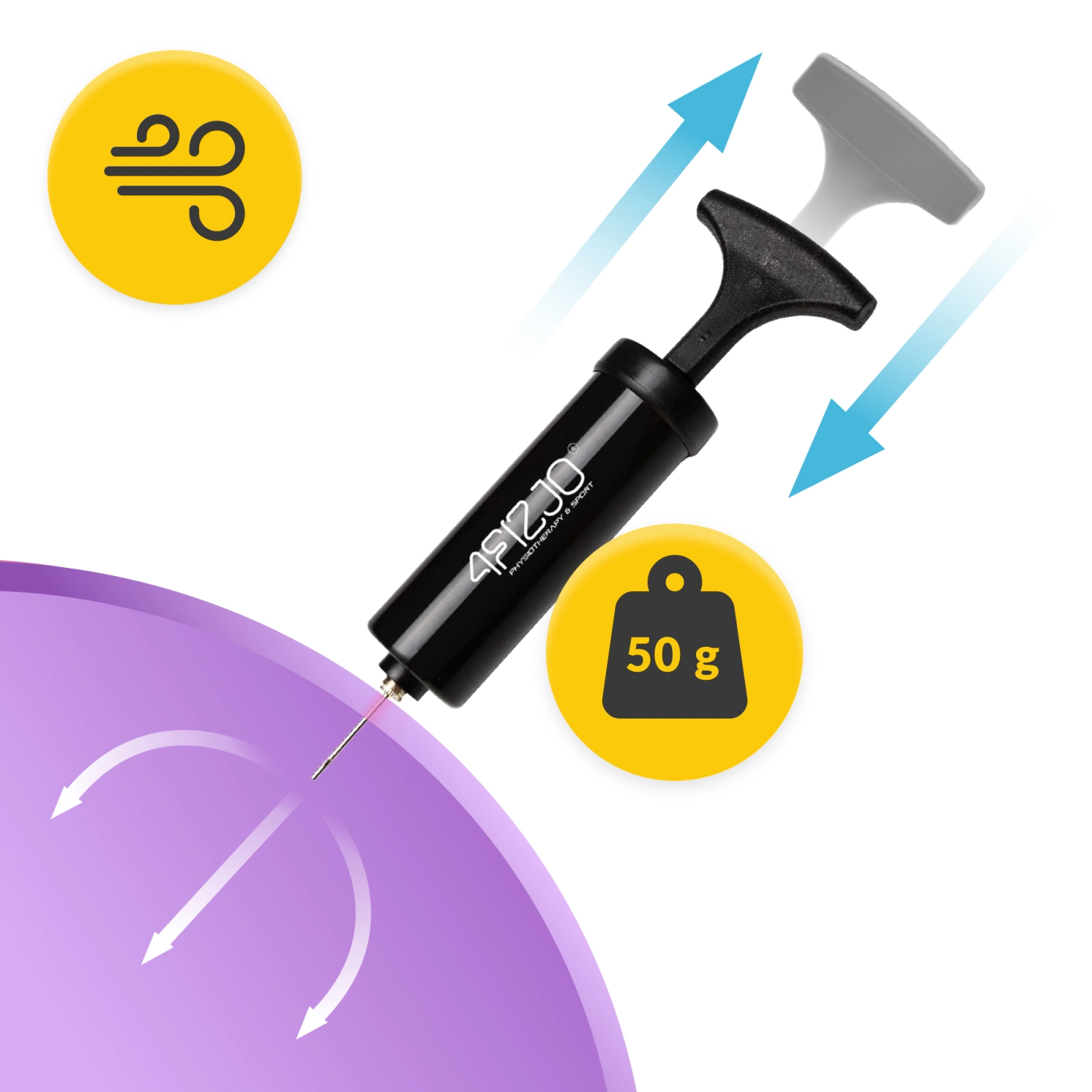 mala pilka rehabilitacyjna do pilatesu