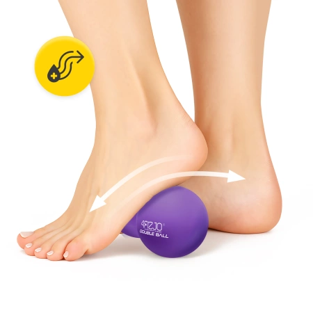 DOUBLE BALL dupla masszázslabda, lila