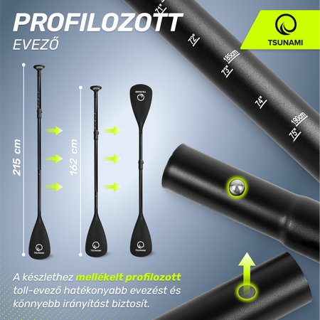 TSUNAMI SUP deszka, 350 cm, T05