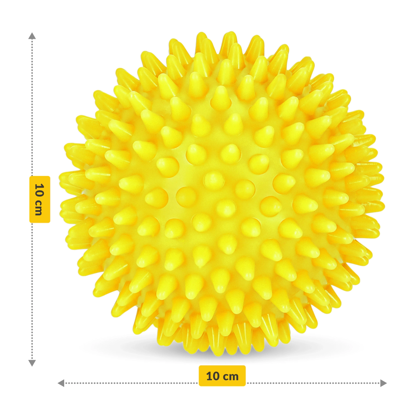 piłeczka jeżyk massage ball yellow