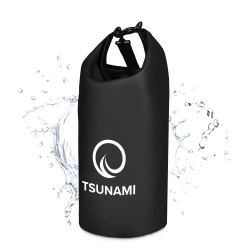 TSUNAMI vízálló zsák, 20 l, fekete