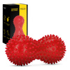 Szenzoros dupla masszázslabda, piros