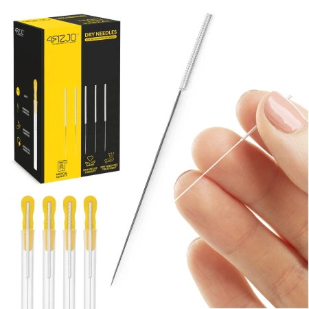 Vezetővel rendelkező akupunktúrás tűk, 100 db, 0,3 x 100 mm