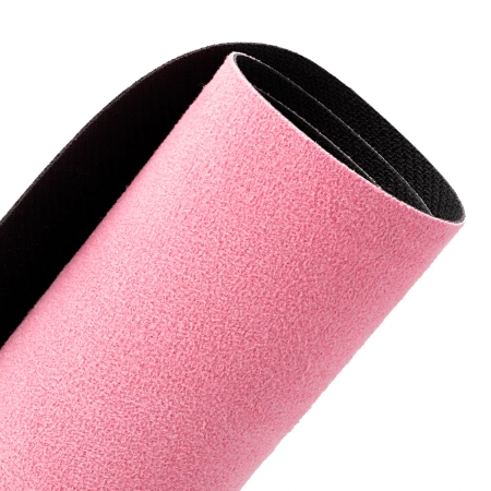 Velúros jóga- és tornaszőnyeg, 1,5 mm, rózsaszín