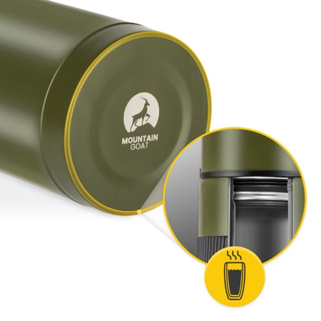 Termosz kávé- és teafőzéshez, 1 l, zöld