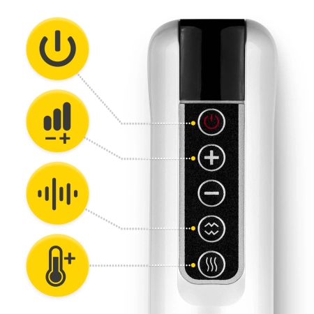 PRO fehér elektromos kínai köpölyöző készlet