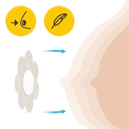 Mellemelő szalag, bézs