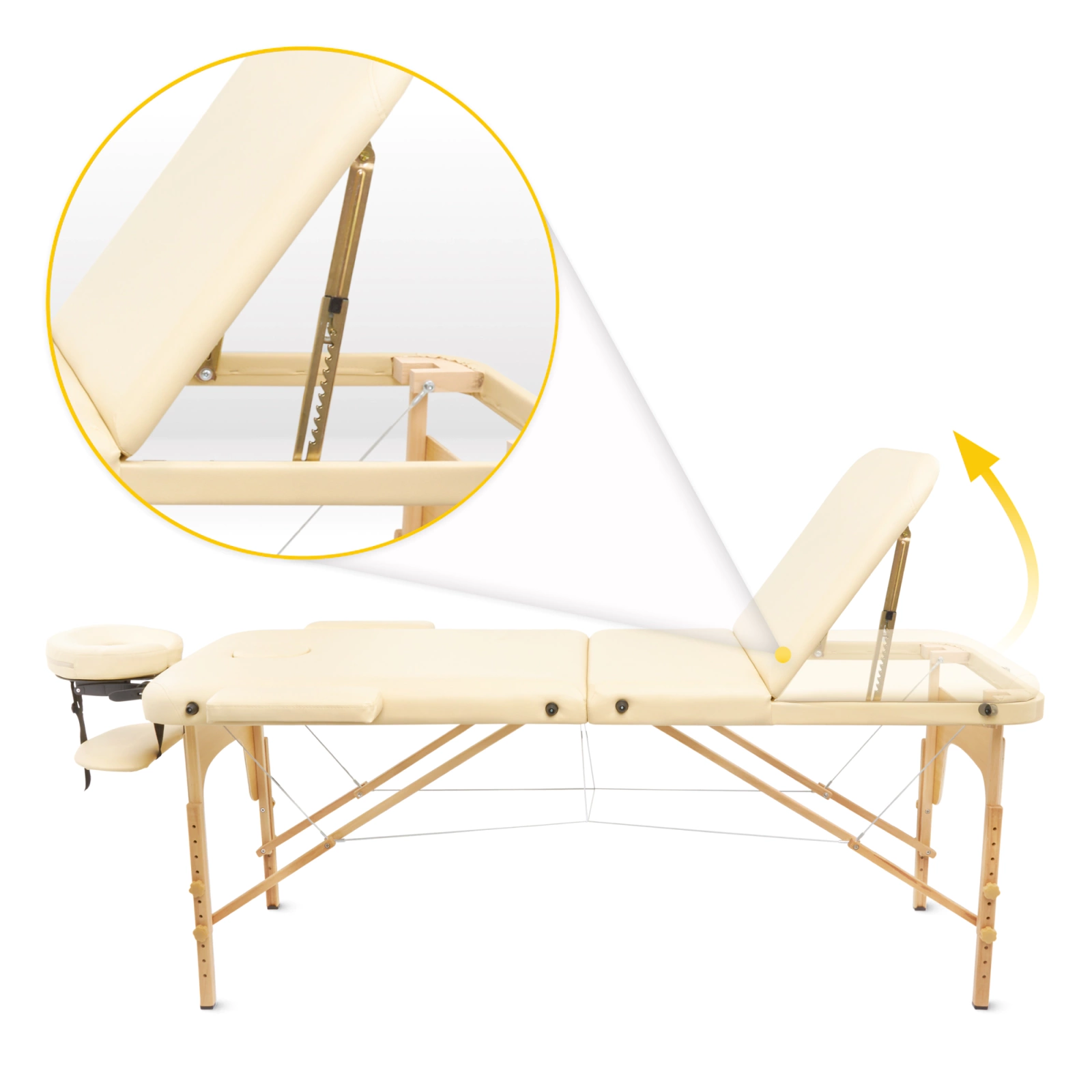 stol do masazu 4fizjo aluminiowy