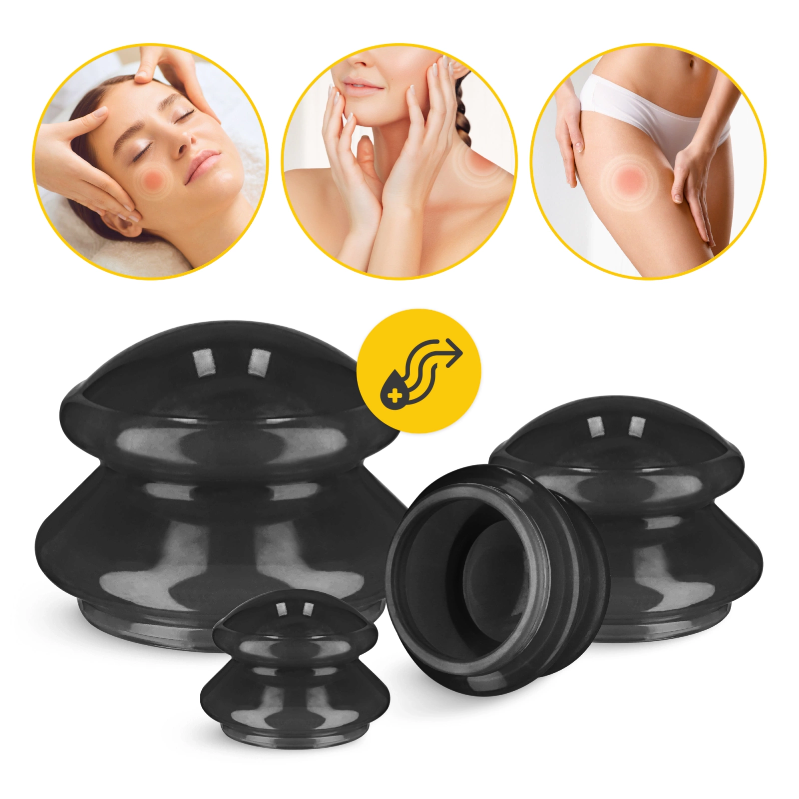 banki chinskie do masazu ciała do twarzy silikonowe