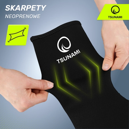 Neoprén zokni jégfürdőhöz, 44/45