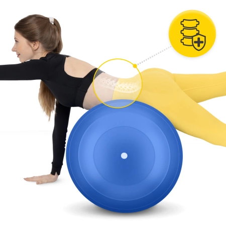 AIR BALL PEANUT gimnasztikai labda, kék