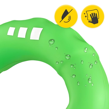 Szilikon kézerősítő, zöld