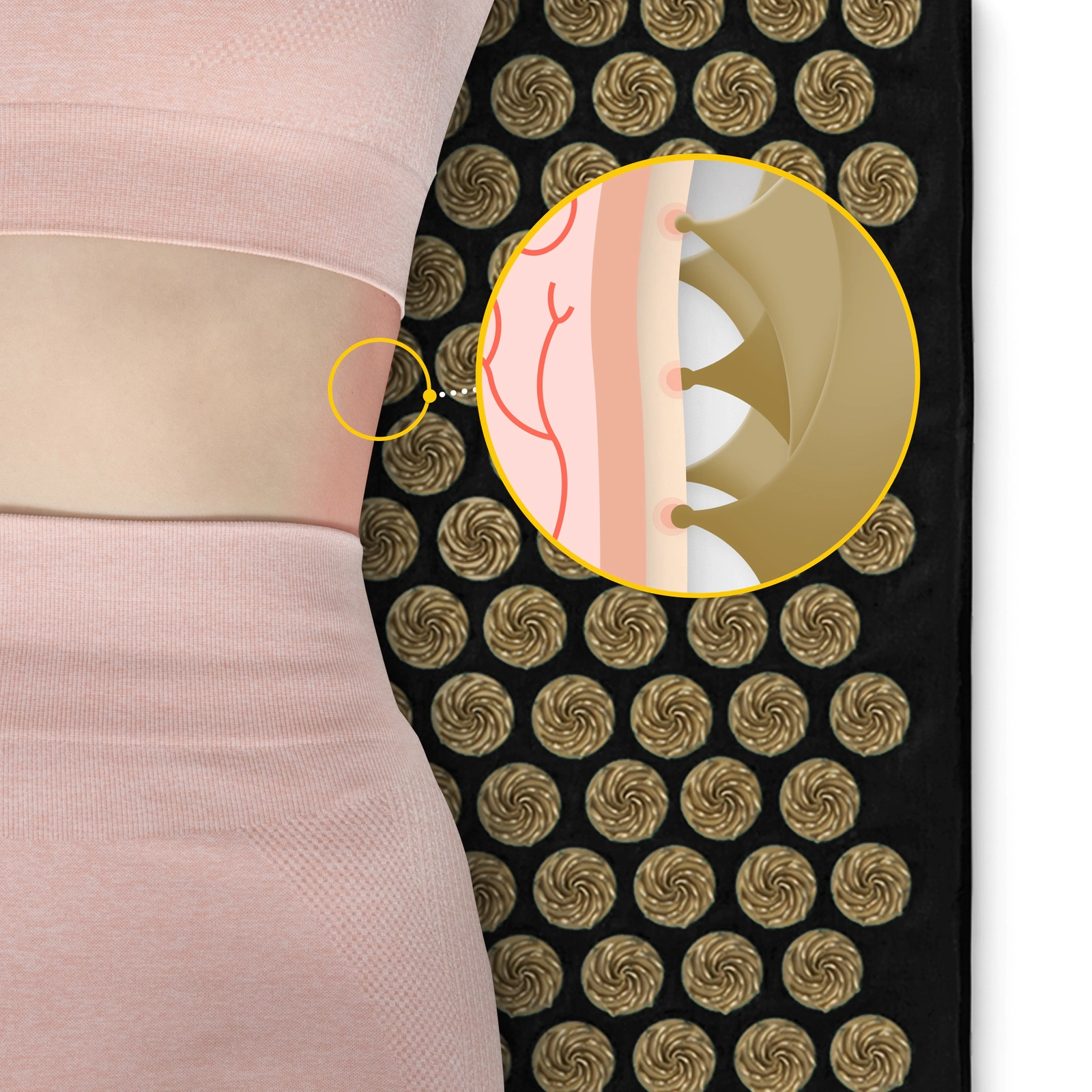 mata do akupresury z kolcami