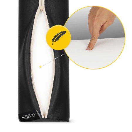 Masszázs henger, 30 x 10 cm, fekete