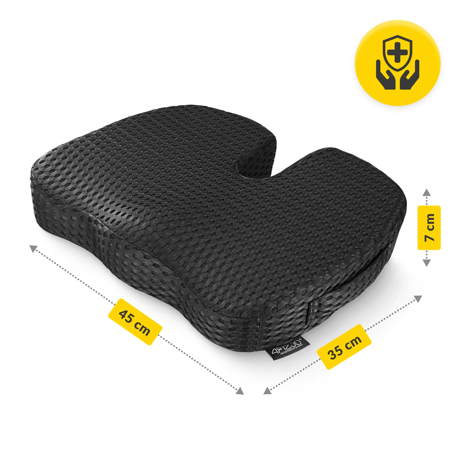 poduszka ortopedyczna do siedzenia z pianki memory